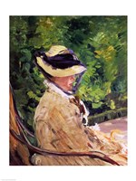 Madame Manet at Bellevue Fine Art Print