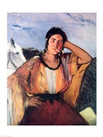 Gypsy with a Cigarette Fine Art Print