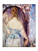 Woman Before a Mirror Fine Art Print