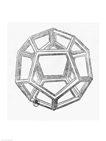 Dodecahedron Framed Print