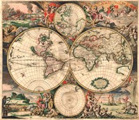 World Map 1689 Fine Art Print