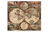 World Map 1689 Fine Art Print