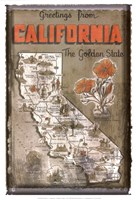 Greetings from California Fine Art Print