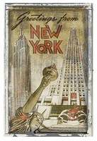 Greetings from New York Fine Art Print