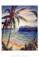 Tropical Breeze I - palm trees Fine Art Print