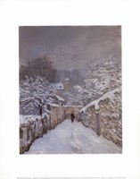 Snow at Louveciennes, France, 1878 Fine Art Print
