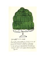 Wild Raspberries by Andy Warhol and Suzie Frankfurt, 1959  (green) Fine Art Print