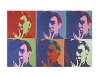 A Set of Six Self-Portraits, 1967 Fine Art Print