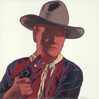 Cowboys & Indians: John Wayne 201/250, 1986 Framed Print
