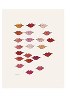 Stamped Lips, c. 1959 Fine Art Print