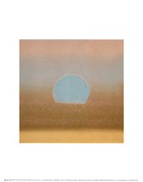 Sunset, 1972 40/40 (gold, blue) Fine Art Print