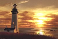 Lighthouse at Sunset Fine Art Print