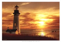 Lighthouse at Sunset Fine Art Print