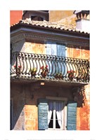 Iron Balcony, Italy Fine Art Print