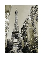 Eiffel Tower Street View #1 by Christian Peacock - 18" x 24" - $18.99