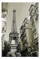 Eiffel Tower Street View #1 by Christian Peacock - 13" x 19" - $12.99