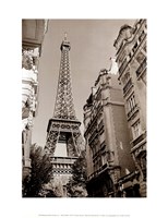 Eiffel Tower Street View #1 Fine Art Print