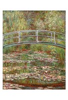 Water Lily Pond, 1899 by Claude Monet, 1899 - 13" x 19"