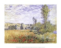 Landscape at Vetheuil Fine Art Print