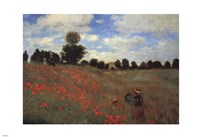 Wild Poppies, near Argenteuil (Les Coquelicots: environs d'Argenteuil), 1873 Fine Art Print
