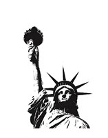 Statue of Liberty (outline) Fine Art Print