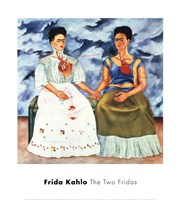 The Two Fridas, 1939 Framed Print