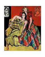 Two Young Women, the Yellow Dress and the Scottish Dress, 1941 Fine Art Print