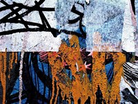 Blue Orange Layers 1 Fine Art Print