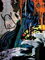 Blue Orange Layers 2 Fine Art Print