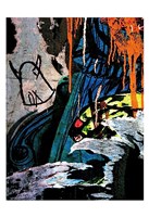 Blue Orange Layers 2 Fine Art Print