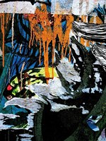 Blue Orange Layers 3 Fine Art Print