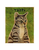 Tabby (grey) by John W. Golden - 11" x 14"
