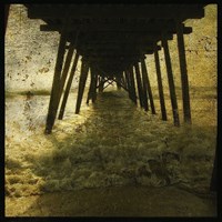 Pier Break Framed Print