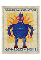 Boris Box Art Robot Framed Print