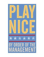 Play Nice by John W. Golden - 11" x 14"