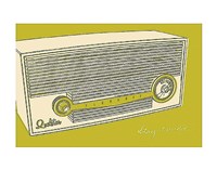 Lunastrella Radio Fine Art Print