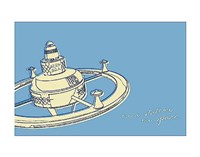 Lunastrella Space Station Framed Print