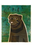 Pug (black) Fine Art Print
