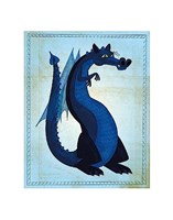 Blue Dragon Framed Print