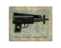 Blackstar Ray Gun Framed Print