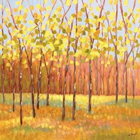 Yellow and Green Trees (center) Fine Art Print