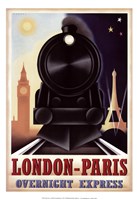 London-Paris Overnight Express Fine Art Print