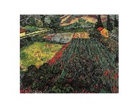 14" x 11" Poppy Field Paintings