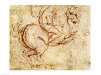 Horse and Cavalier Fine Art Print