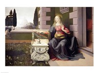 Virgin Mary, from the Annunciation, 1472-75 Fine Art Print