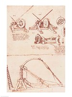 Designs for a Catapult Fine Art Print