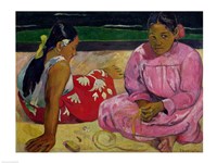 Women of Tahiti, On the Beach, 1891 Fine Art Print