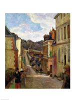A Suburban Street, 1884 Fine Art Print
