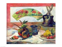 Still Life with a Fan, c.1889 Fine Art Print