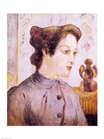 Portrait of a Young Woman, 1886 Fine Art Print
